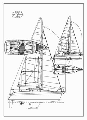 яхта проекта ВС-750 проект яхты ВС-750